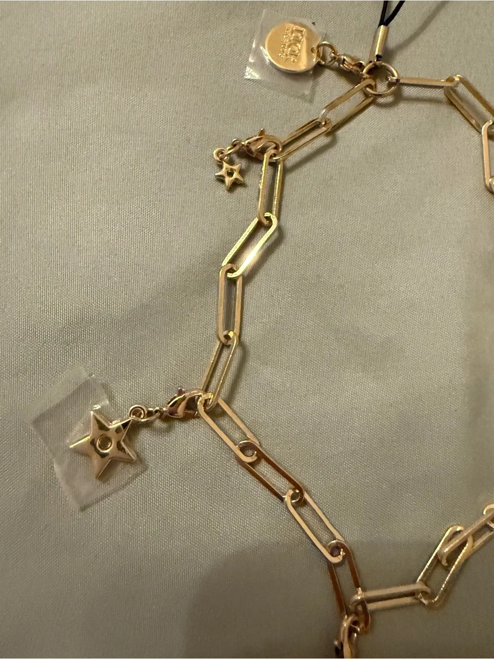 Dior Gold Star Phone Charm